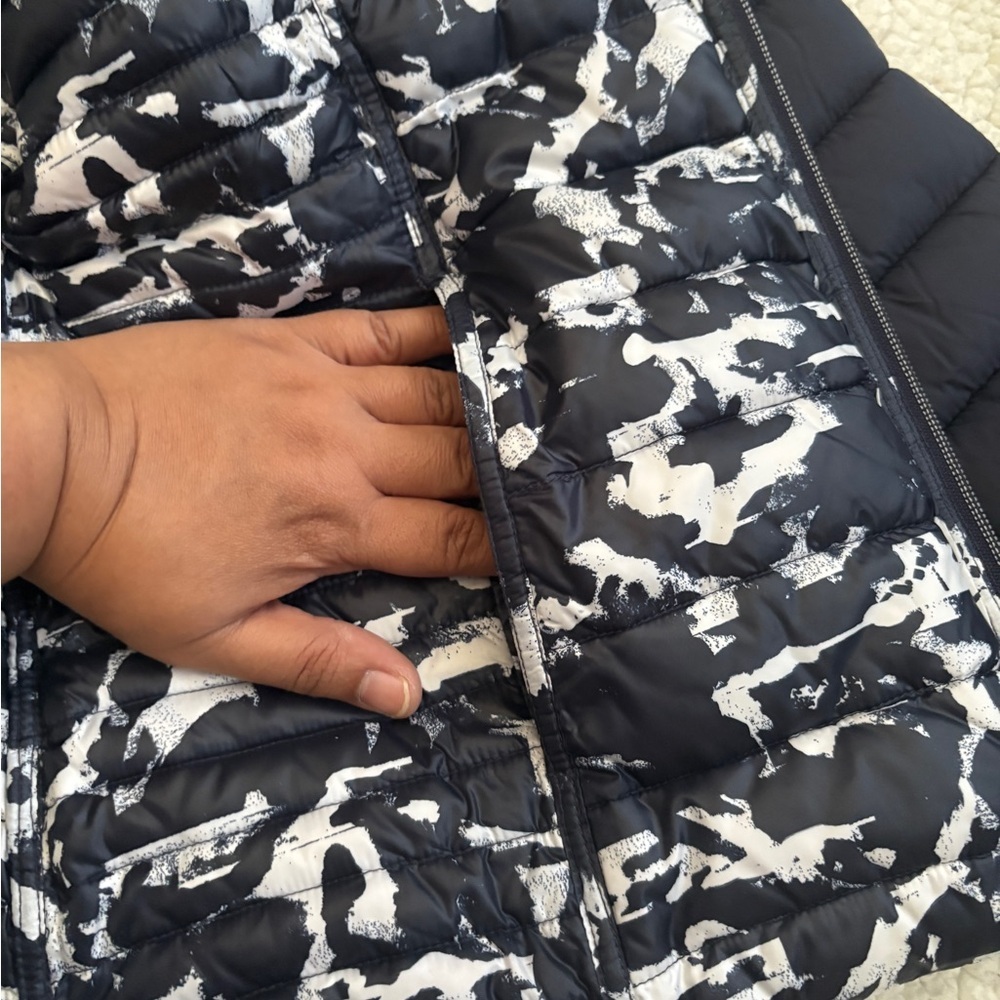Reversible Nautica Navy Puffer Jacket - Picture 6 of 12